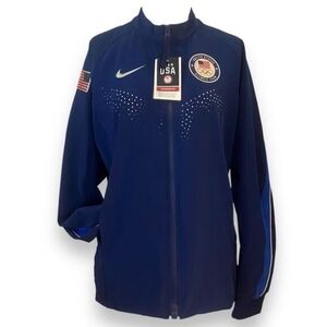 Nike Team USA Olympics Podium Jacket Womens Paris 2024 New Lg